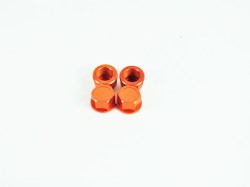 004-050031 050031 Wielmoer gesloten aluminium oranje 4 stuks